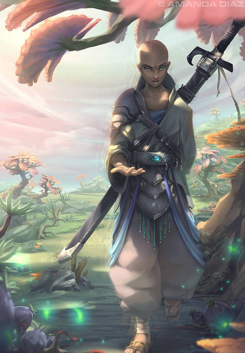 Fantasy codex artwork